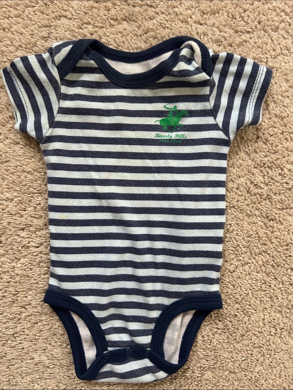 Beverly Hills Polo Club 0/3 Month Onsie